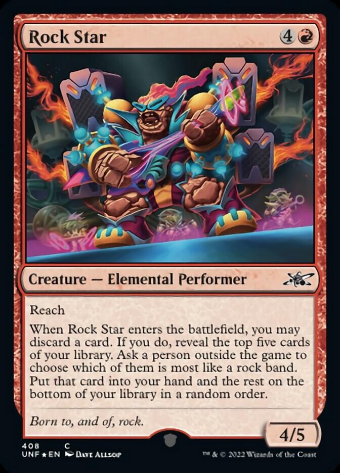 Rock Star (Galaxy Foil) [Unfinity] | Mega City Incorporated