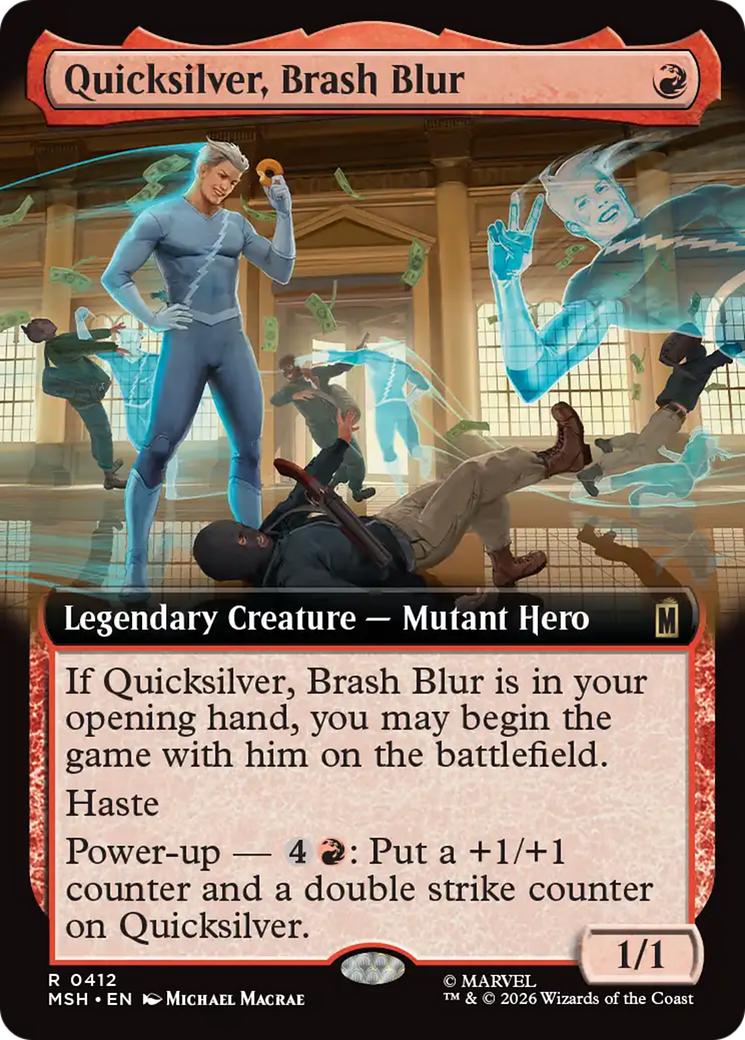 Quicksilver, Brash Blur (Extended Art) [Marvel Super Heroes] | Mega City Incorporated