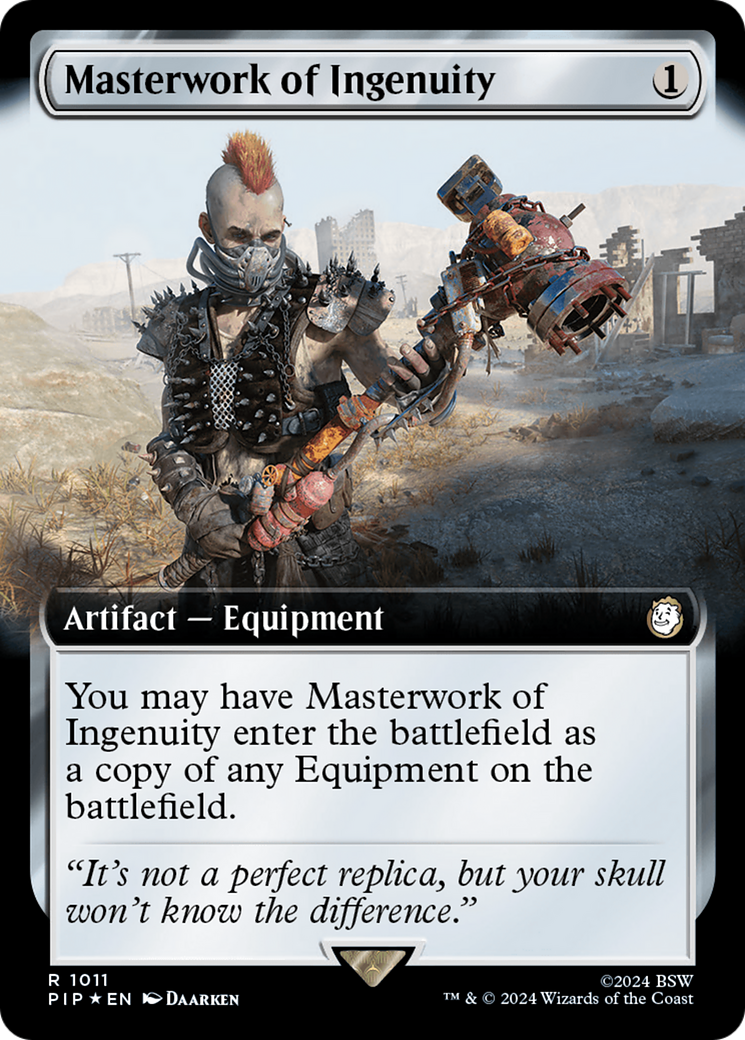 Masterwork of Ingenuity (Extended Art) (Surge Foil) [Fallout] | Mega City Incorporated