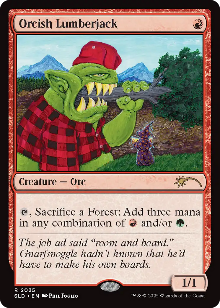 Orcish Lumberjack (2025) [Secret Lair Drop Series] | Mega City Incorporated