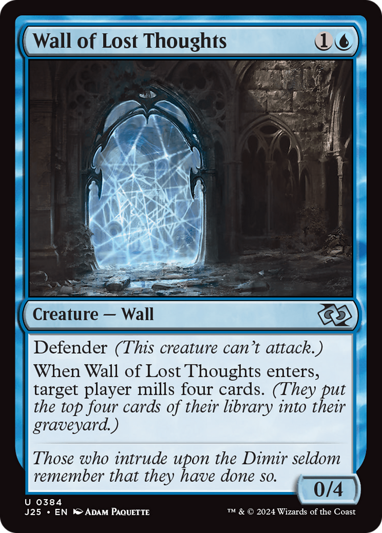 Wall of Lost Thoughts [Foundations Jumpstart] | Mega City Incorporated