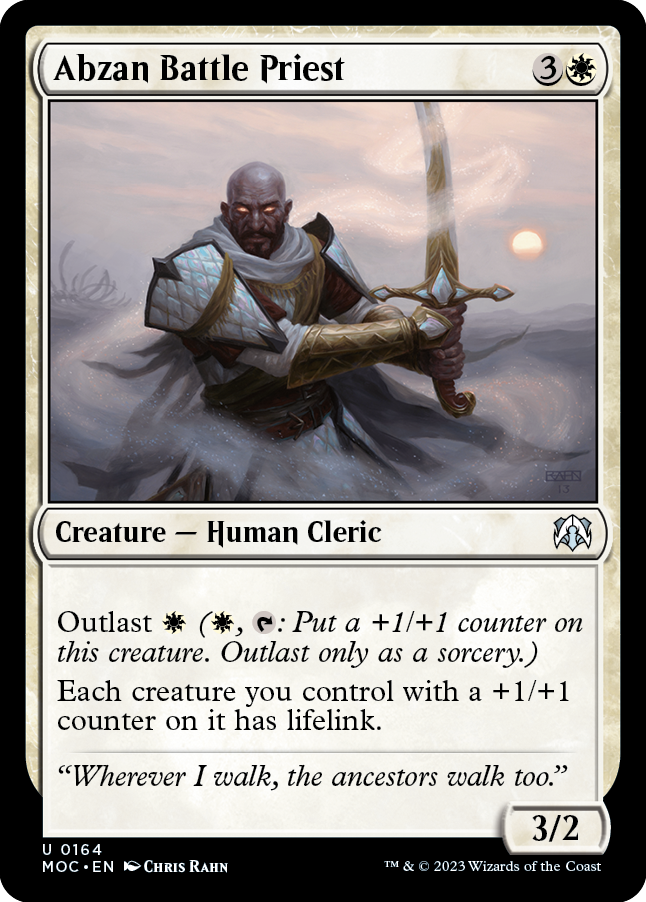 Abzan Battle Priest [March of the Machine Commander] | Mega City Incorporated