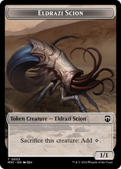 Eldrazi Spawn (Ripple Foil) // Eldrazi Scion Double-Sided Token [Modern Horizons 3 Commander Tokens] | Mega City Incorporated