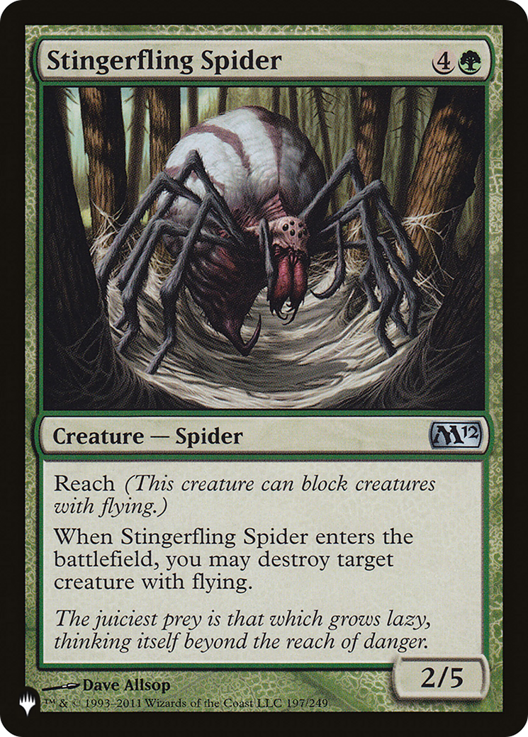 Stingerfling Spider [The List] | Mega City Incorporated