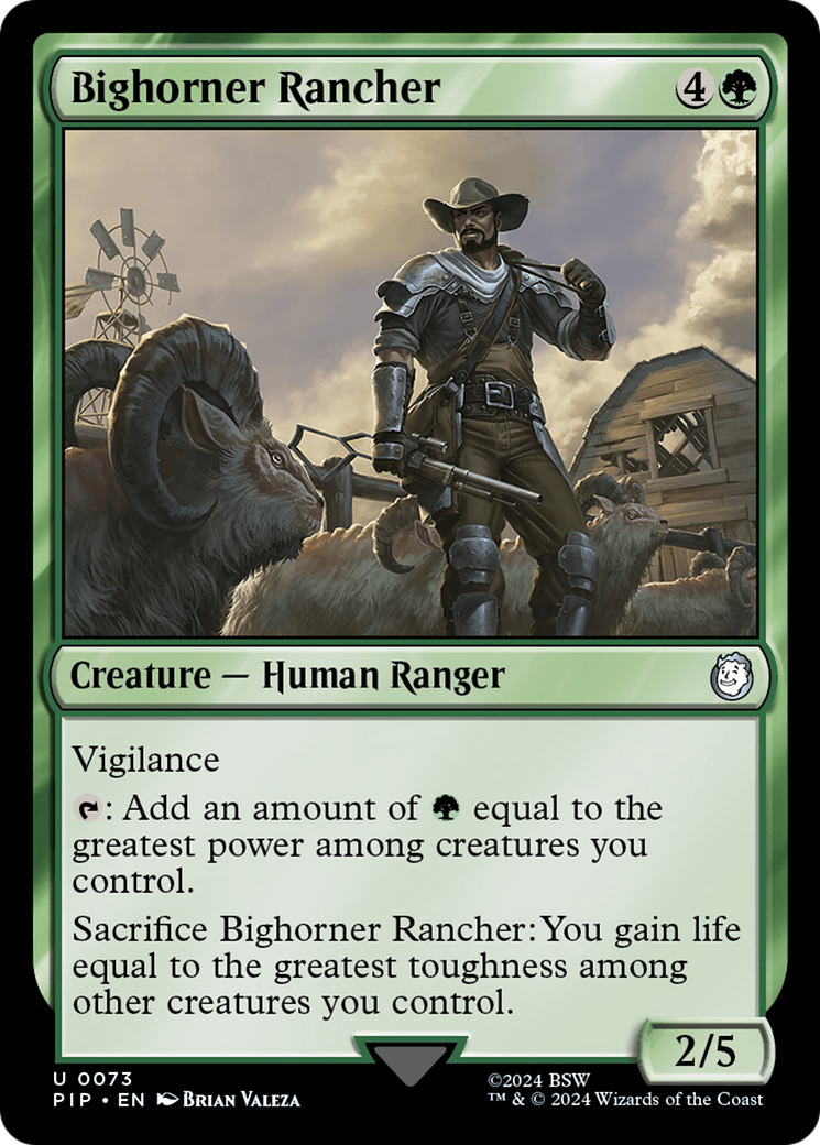 Bighorner Rancher [Fallout] | Mega City Incorporated