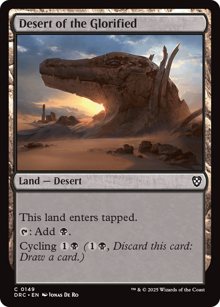 Desert of the Glorified [Aetherdrift Commander] | Mega City Incorporated