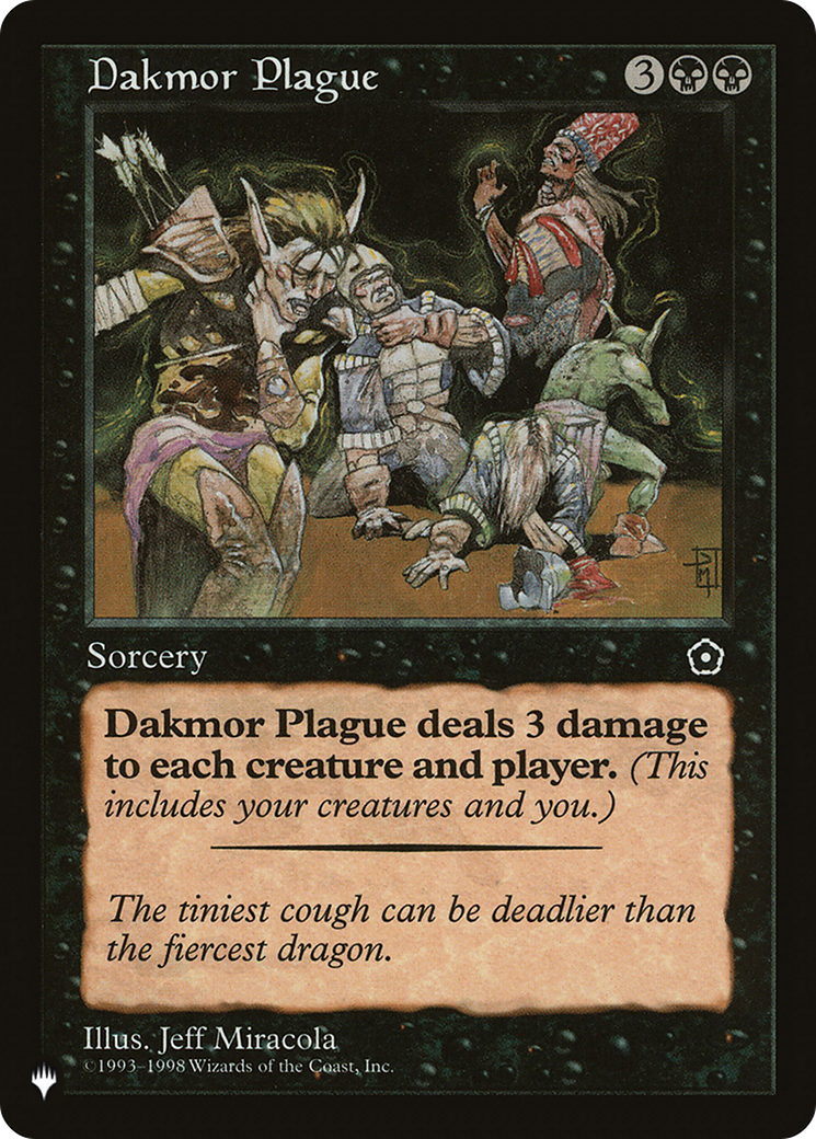 Dakmor Plague [The List] | Mega City Incorporated