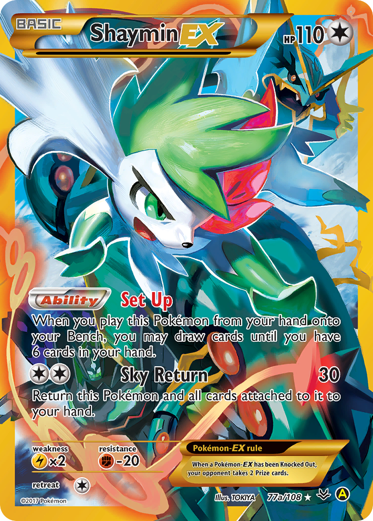 Shaymin EX (77a/108) [Alternate Art Promos] | Mega City Incorporated