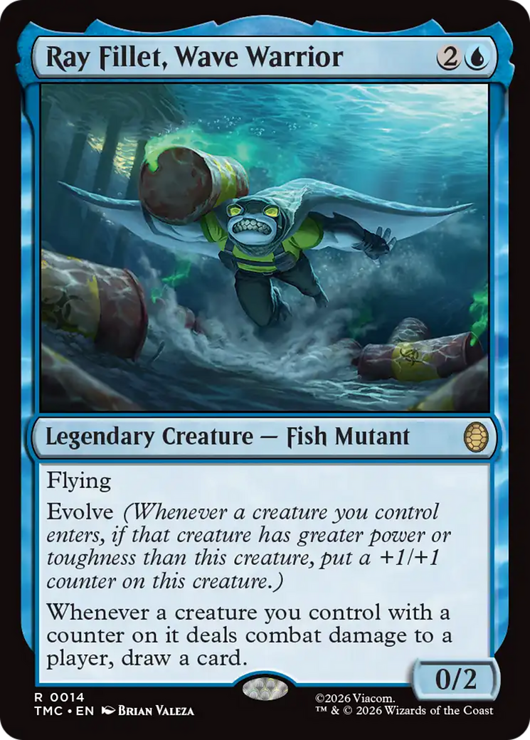 Ray Fillet, Wave Warrior [Teenage Mutant Ninja Turtles Commander] | Mega City Incorporated