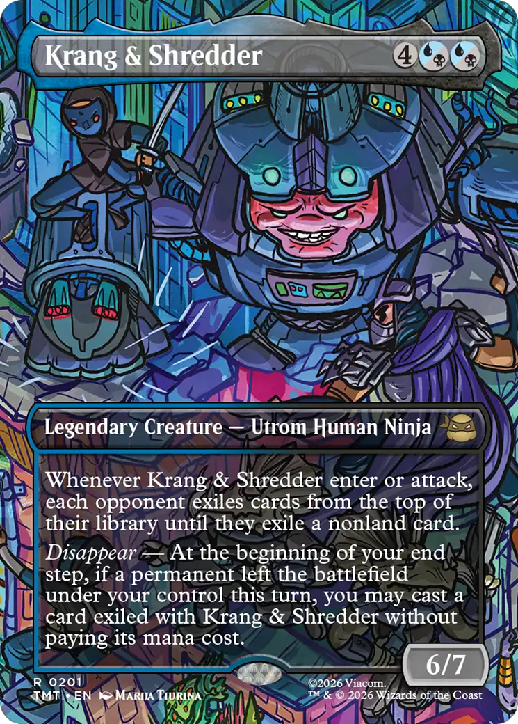 Krang & Shredder (Borderless) [Teenage Mutant Ninja Turtles] | Mega City Incorporated