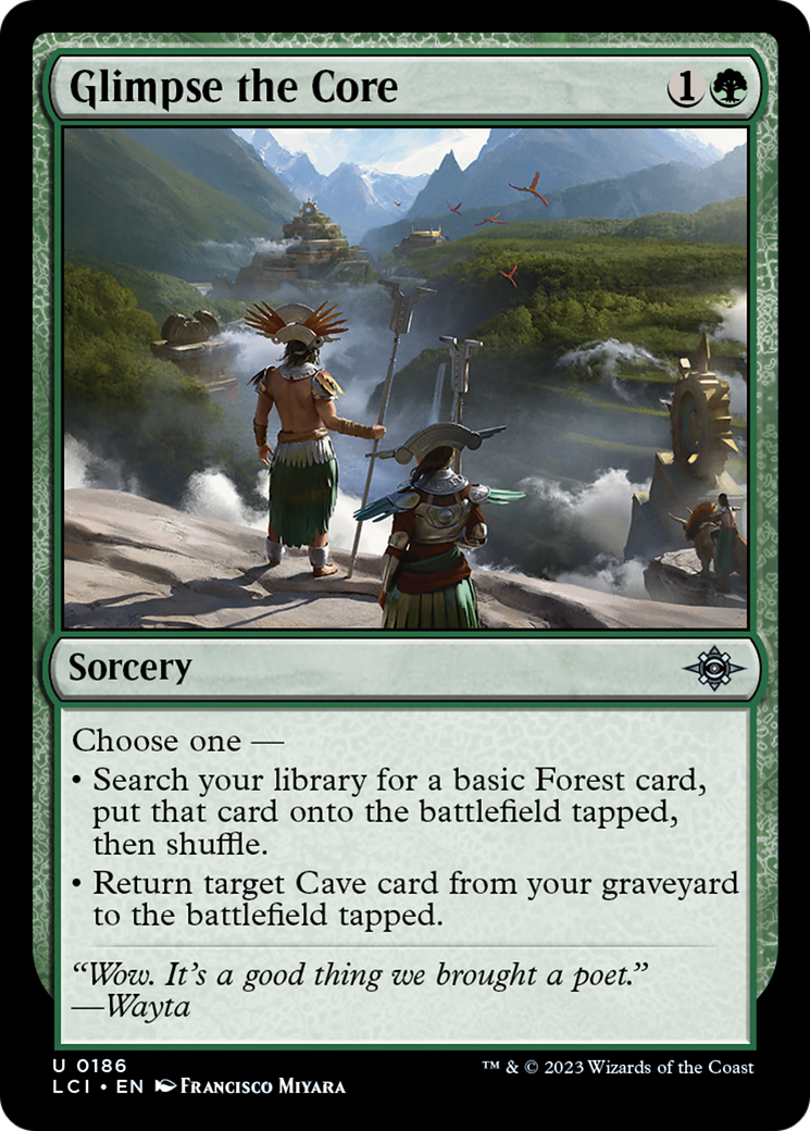 Glimpse the Core [The Lost Caverns of Ixalan] | Mega City Incorporated