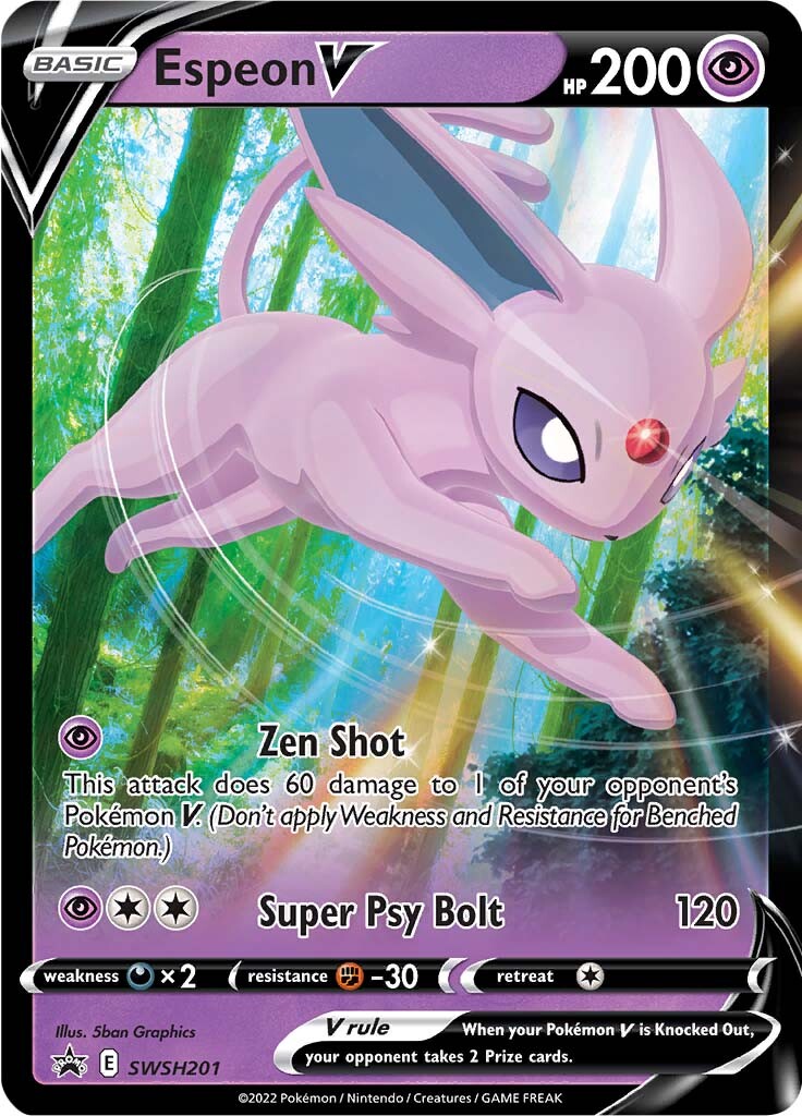 Espeon V (SWSH201) [Sword & Shield: Black Star Promos] | Mega City Incorporated