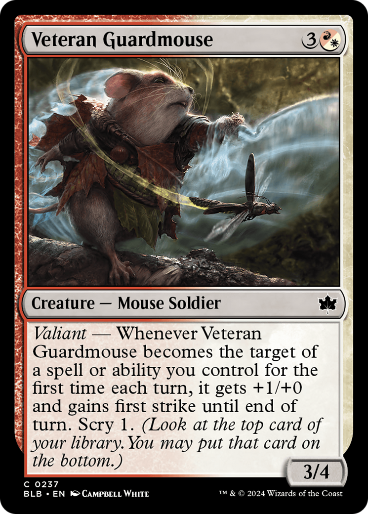 Veteran Guardmouse [Bloomburrow] | Mega City Incorporated