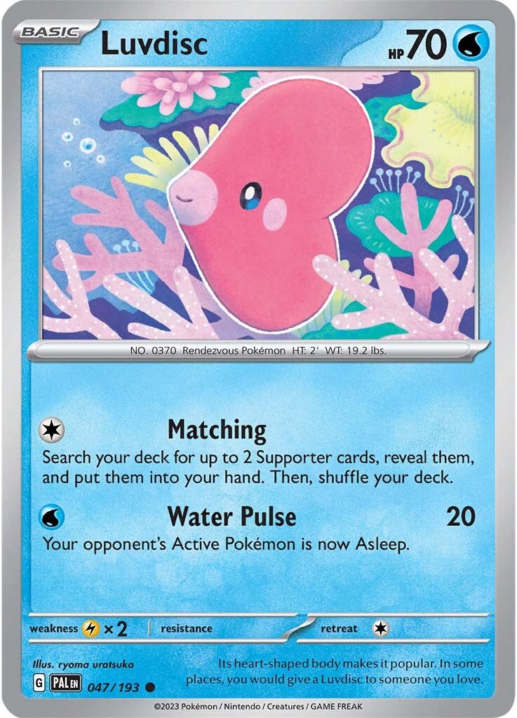 Luvdisc (047/193) [Scarlet & Violet: Paldea Evolved] | Mega City Incorporated