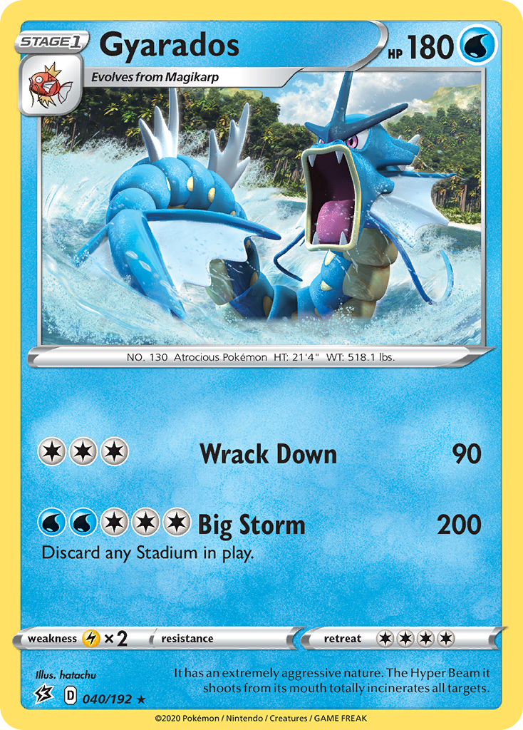 Gyarados (040/192) [Sword & Shield: Rebel Clash] | Mega City Incorporated