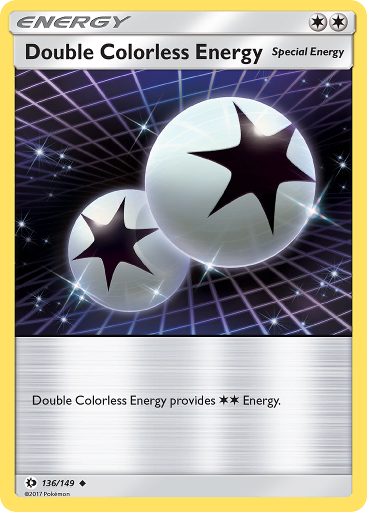 Double Colorless Energy (136/149) [Sun & Moon: Base Set] | Mega City Incorporated