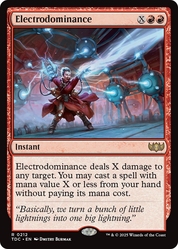 Electrodominance [Tarkir: Dragonstorm Commander] | Mega City Incorporated