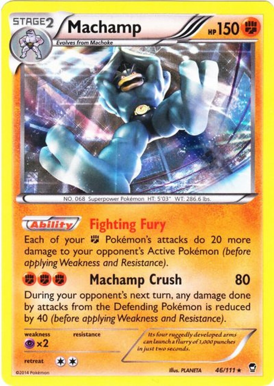 Machamp (46/111) [XY: Furious Fists] | Mega City Incorporated