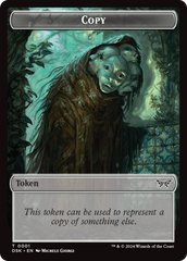 Beast // Copy Double-Sided Token [Duskmourn: House of Horror Tokens] | Mega City Incorporated