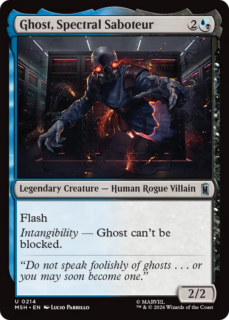 Ghost, Spectral Saboteur [Marvel Super Heroes] | Mega City Incorporated
