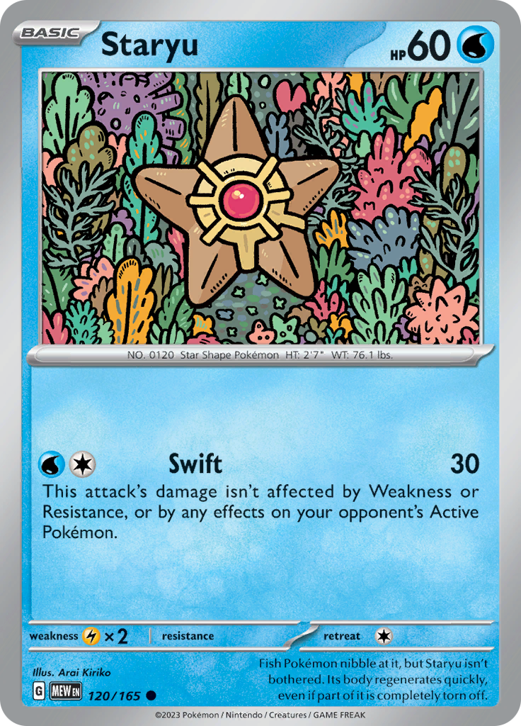 Staryu (120/165) [Scarlet & Violet 151] | Mega City Incorporated