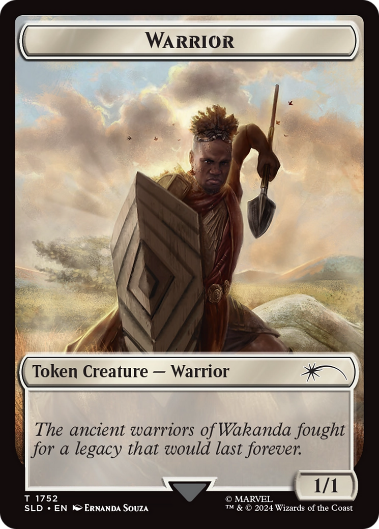 Warrior Token [Secret Lair Drop Series] | Mega City Incorporated