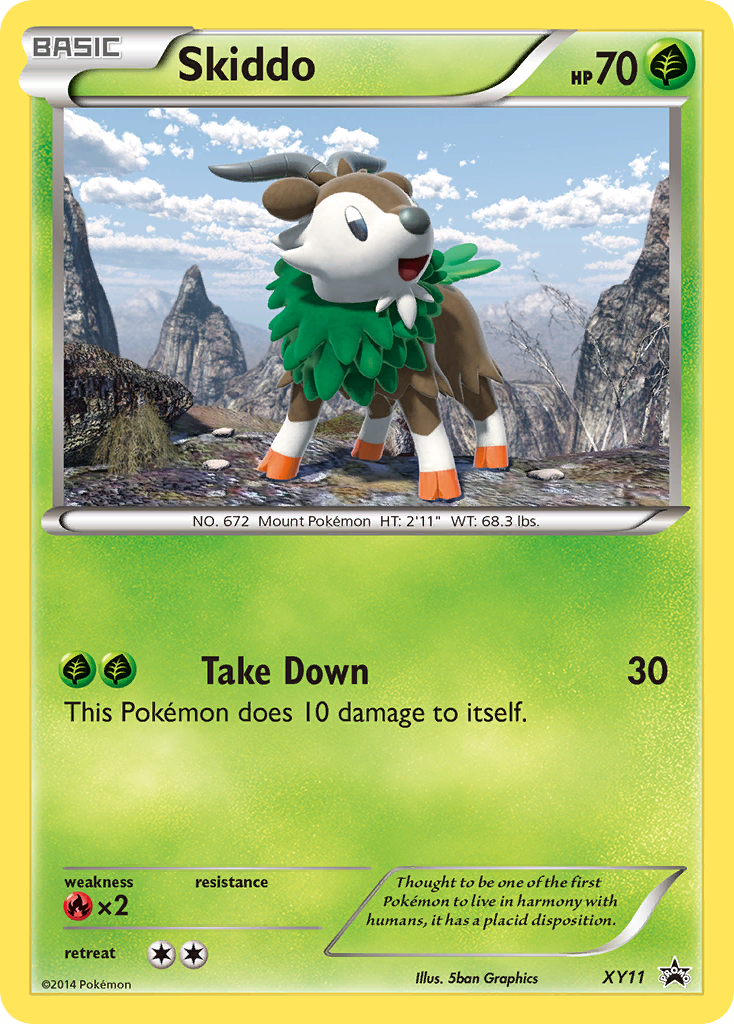 Skiddo (XY11) [XY: Black Star Promos] | Mega City Incorporated