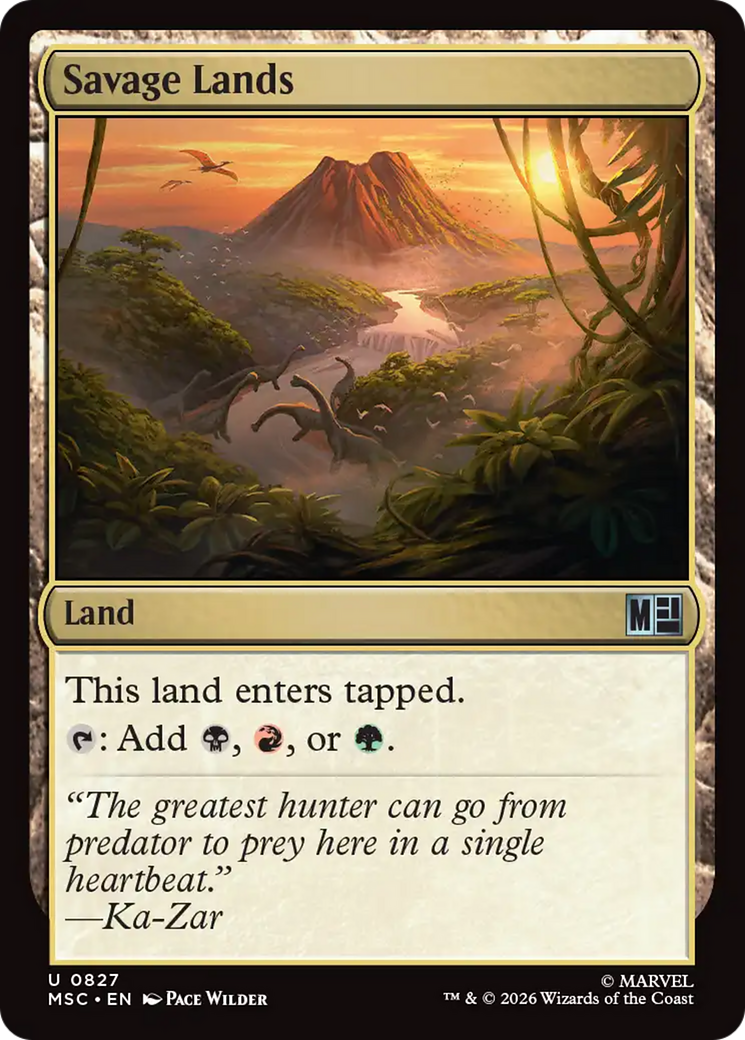 Savage Lands [Marvel Super Heroes Commander] | Mega City Incorporated