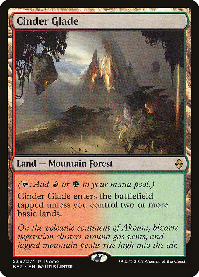 Cinder Glade (Promo) [Standard Showdown Promos] | Mega City Incorporated