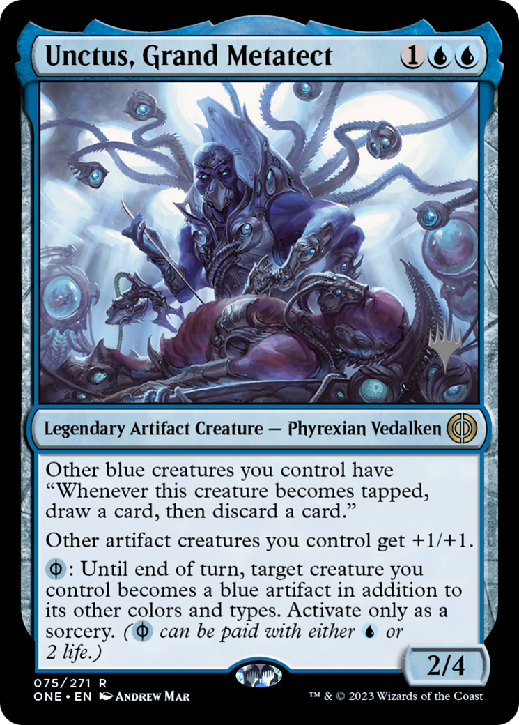Unctus, Grand Metatect (Promo Pack) [Phyrexia: All Will Be One Promos] | Mega City Incorporated
