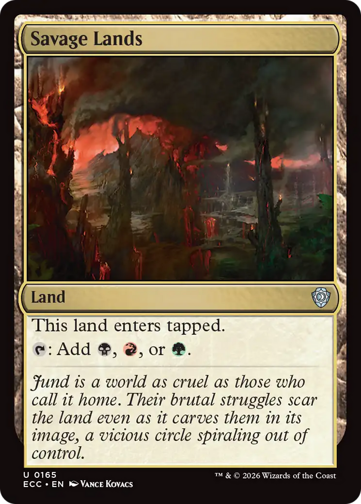 Savage Lands [Lorwyn Eclipsed Commander] | Mega City Incorporated