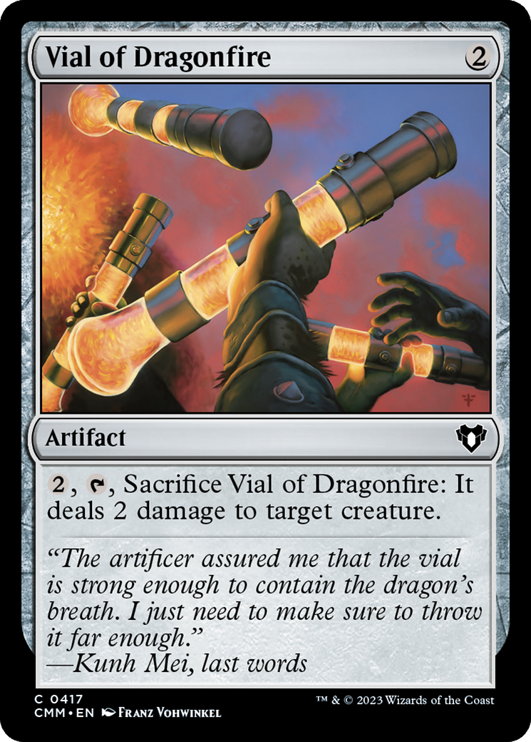 Vial of Dragonfire [Commander Masters] | Mega City Incorporated