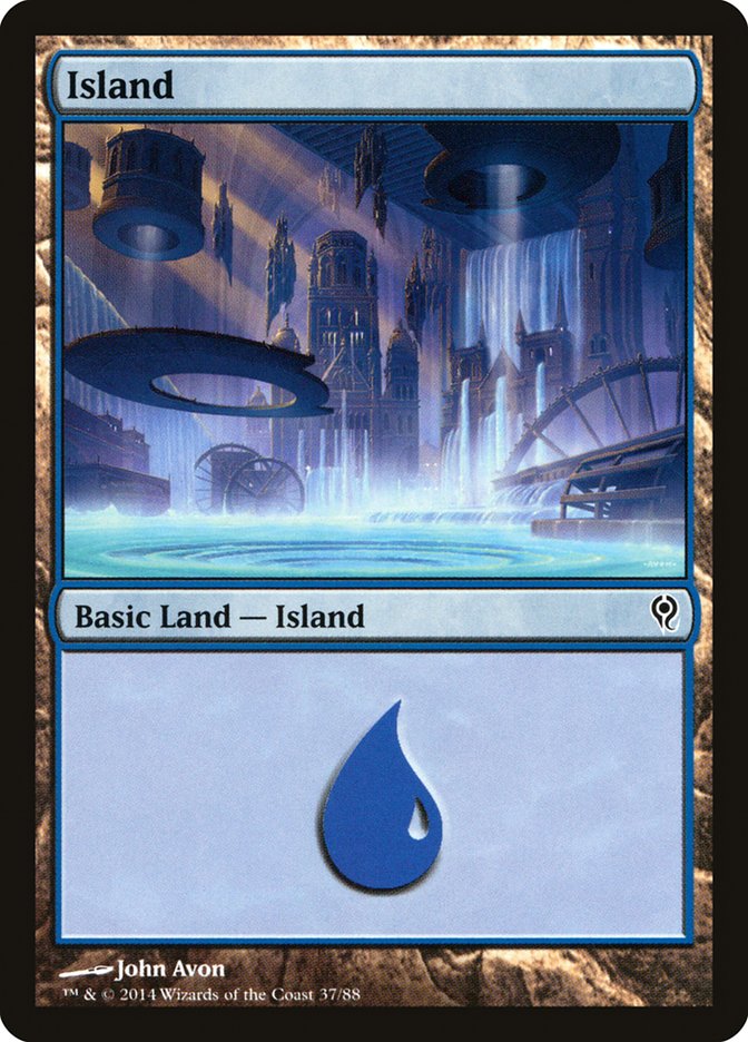 Island (37) [Duel Decks: Jace vs. Vraska] | Mega City Incorporated