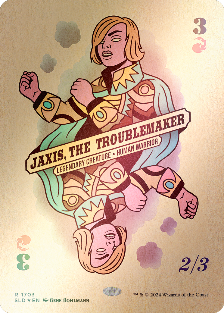 Jaxis, the Troublemaker (Rainbow Foil) [Secret Lair Drop Series] | Mega City Incorporated