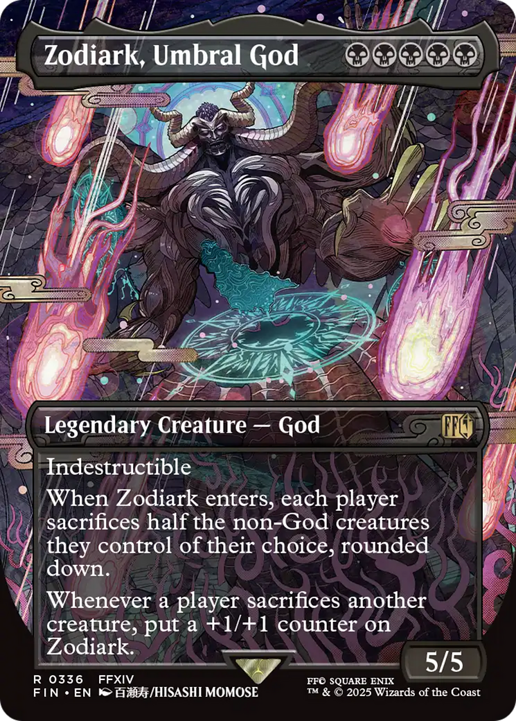 Zodiark, Umbral God (Borderless) [FINAL FANTASY] | Mega City Incorporated