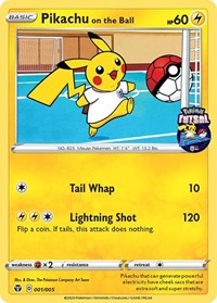 Pikachu on the Ball (001/005) [Miscellaneous Cards] | Mega City Incorporated