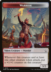 Warrior // Thopter Double-Sided Token [March of the Machine Tokens] | Mega City Incorporated