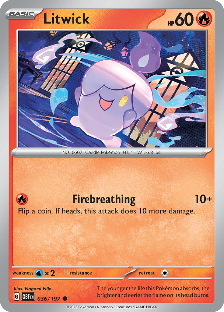 Litwick (036/197) [Scarlet & Violet: Obsidian Flames] | Mega City Incorporated