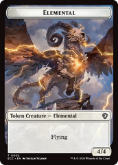 Copy // Elemental (0002) Double-Sided Token [Lorwyn Eclipsed Tokens] | Mega City Incorporated