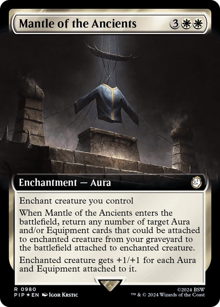 Mantle of the Ancients (Extended Art) (Surge Foil) [Fallout] | Mega City Incorporated