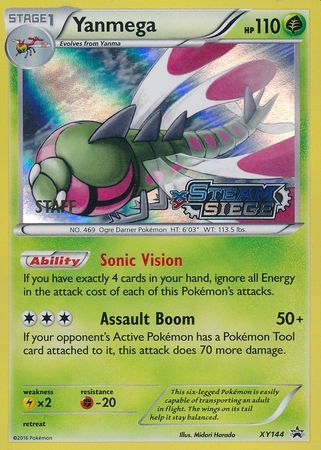 Yanmega (XY144) (Staff) [XY: Black Star Promos] | Mega City Incorporated