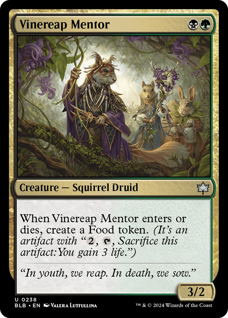 Vinereap Mentor [Bloomburrow] | Mega City Incorporated