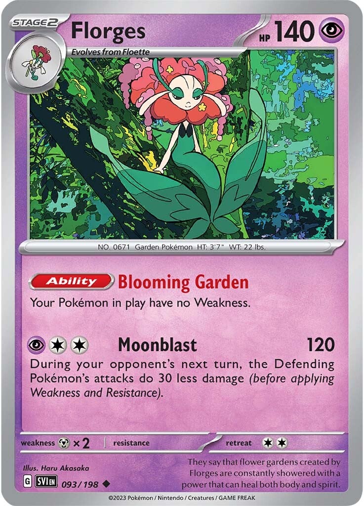 Florges (093/198) [Scarlet & Violet: Base Set] | Mega City Incorporated