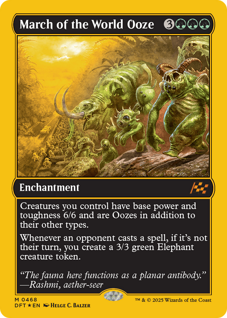 March of the World Ooze (First-Place Foil) [Aetherdrift] | Mega City Incorporated