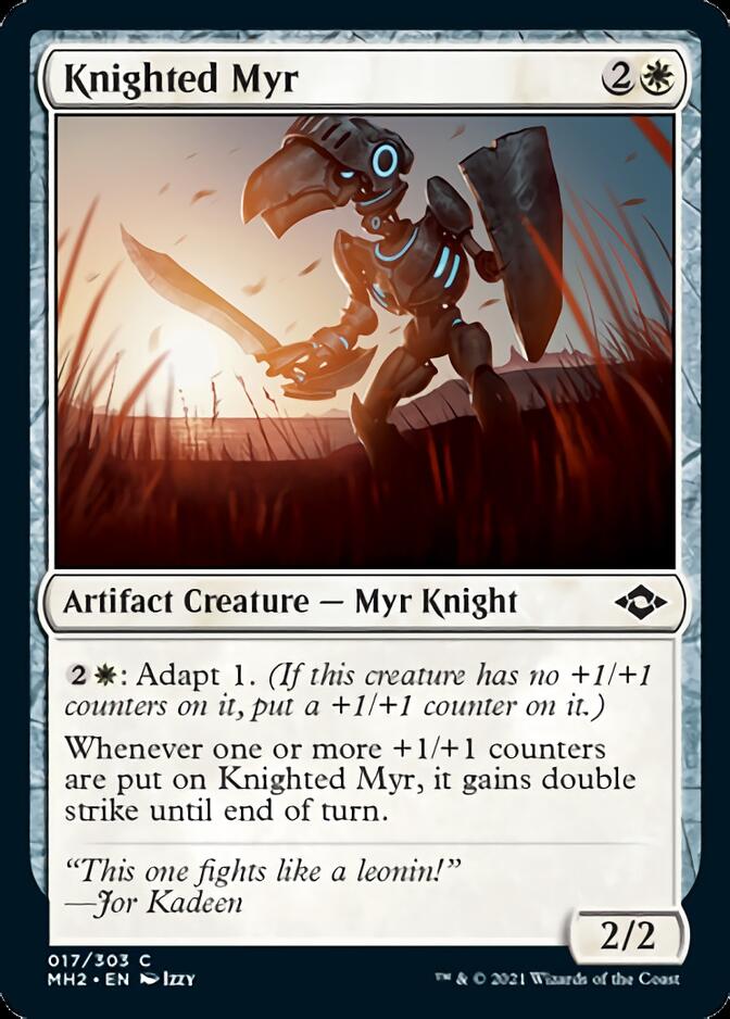 Knighted Myr [Modern Horizons 2] | Mega City Incorporated