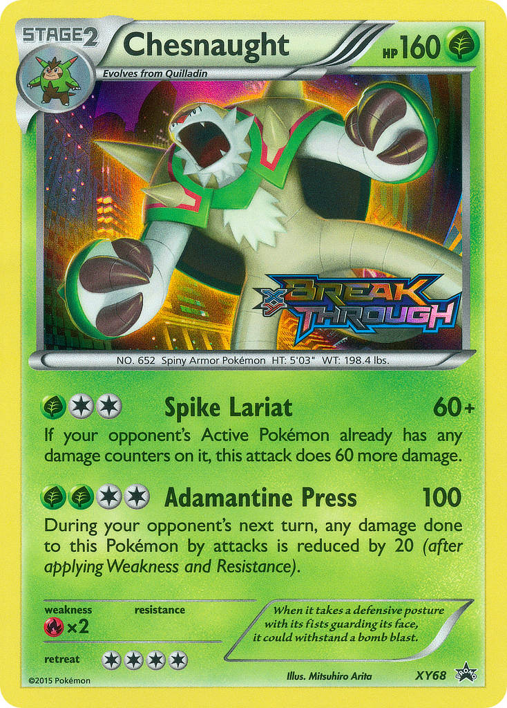 Chesnaught (XY68) [XY: Black Star Promos] | Mega City Incorporated