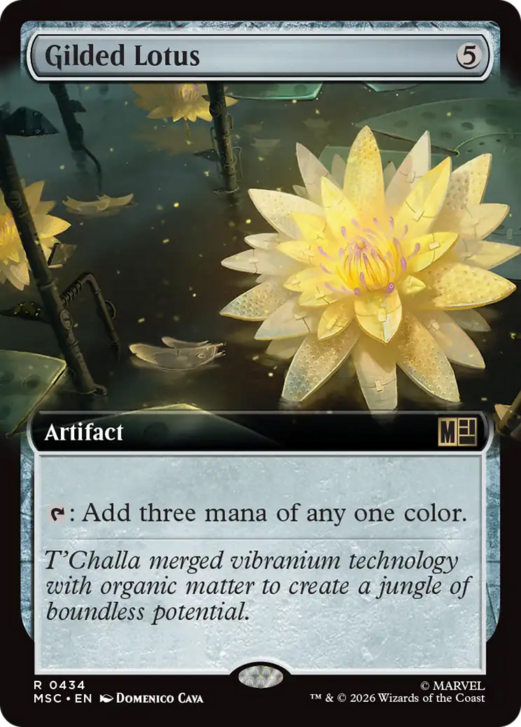 Gilded Lotus (Extended Art) [Marvel Super Heroes Commander] | Mega City Incorporated
