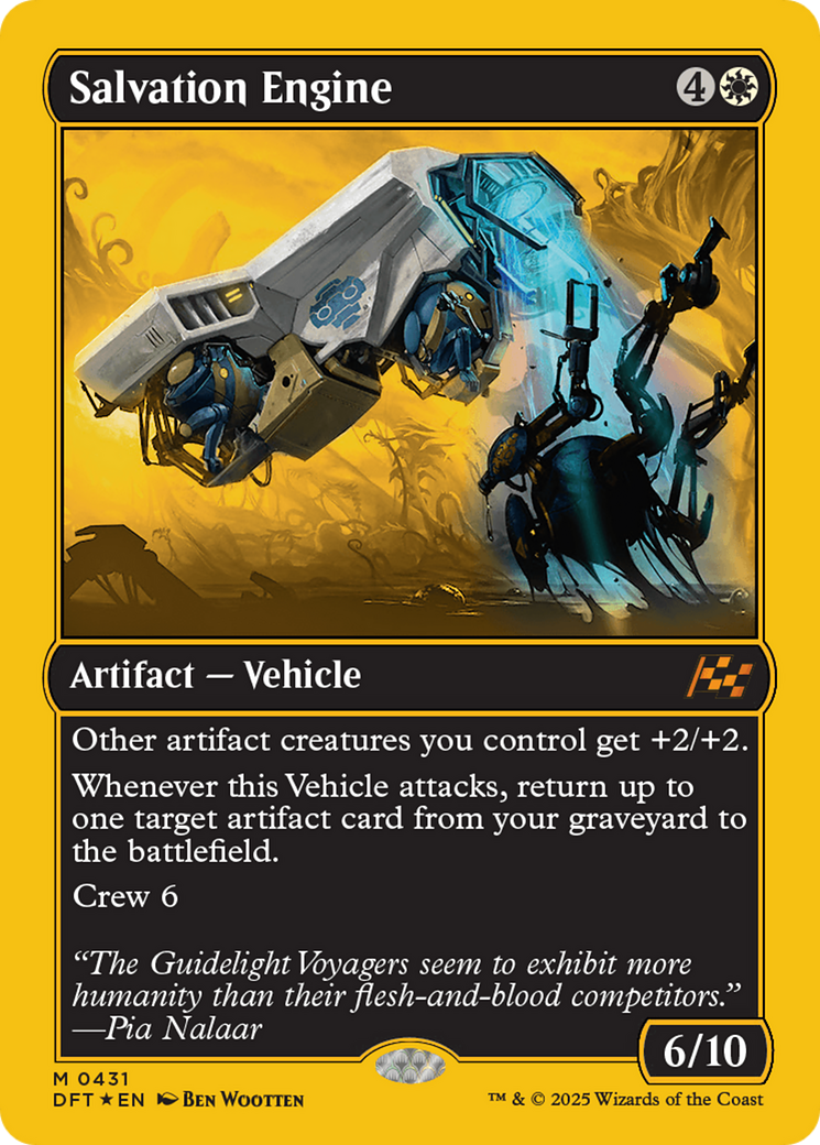 Salvation Engine (First-Place Foil) [Aetherdrift] | Mega City Incorporated