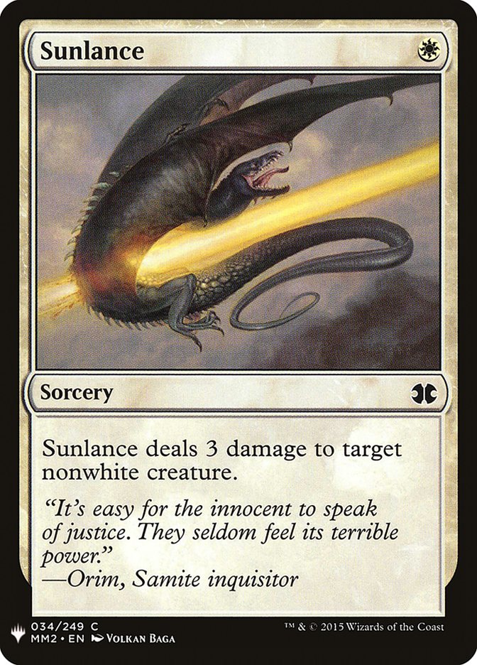 Sunlance [Mystery Booster] | Mega City Incorporated