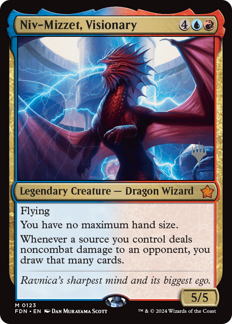 Niv-Mizzet, Visionary (Promo Pack) [Foundations Promos] | Mega City Incorporated